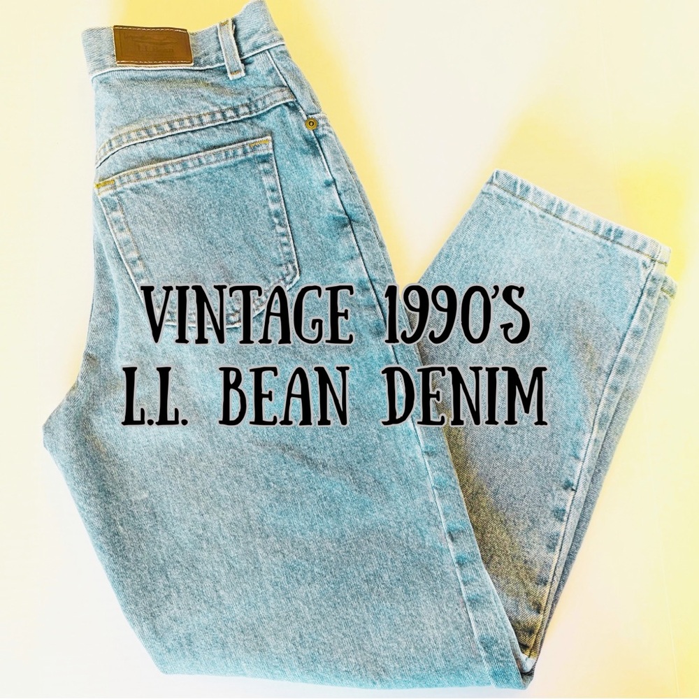 L.L. Bean Women’s Vintage 1990’s Mom Style Jeans